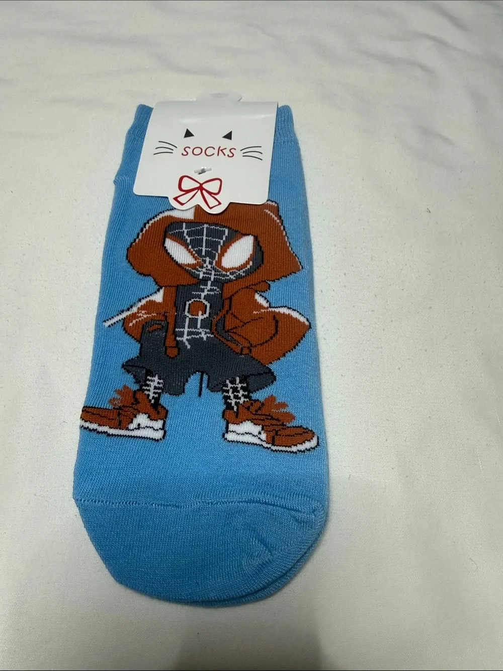 Set of 12 Kids Spider-Themed Ankle Socks - Multicolor (Pack)